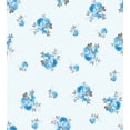 thumbnail image 3 of Ambesonne Rose Duvet Cover Set, Blue Color Romantic Flower, 2-Calking, Blue Grey, 3 of 7