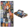 thumbnail image 7 of Coolnut Funny Colorful Cats Towels Absorbent Bath Towels Set Soft & Comfortable Towel Set for Home Hotel Decor, 3 Piece Washcloth Gift, 7 of 7