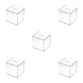 thumbnail image 2 of Redempat Money Box For Adults And Children Large Capacity For Good Storage Habits Plastic Transparent Money Box Coin Saving Jar 2cm*12cm 240G 5Set, 2 of 6