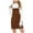 Brown, variant on JGTDBPO Corduroy Overall Bib Dress for Women Adjustable Straps Sleeveless Overall Casual Knee Length Jumpsuit Suspender Pinafore A Line Cute Dress Skirt Mini Dresses with Pockets