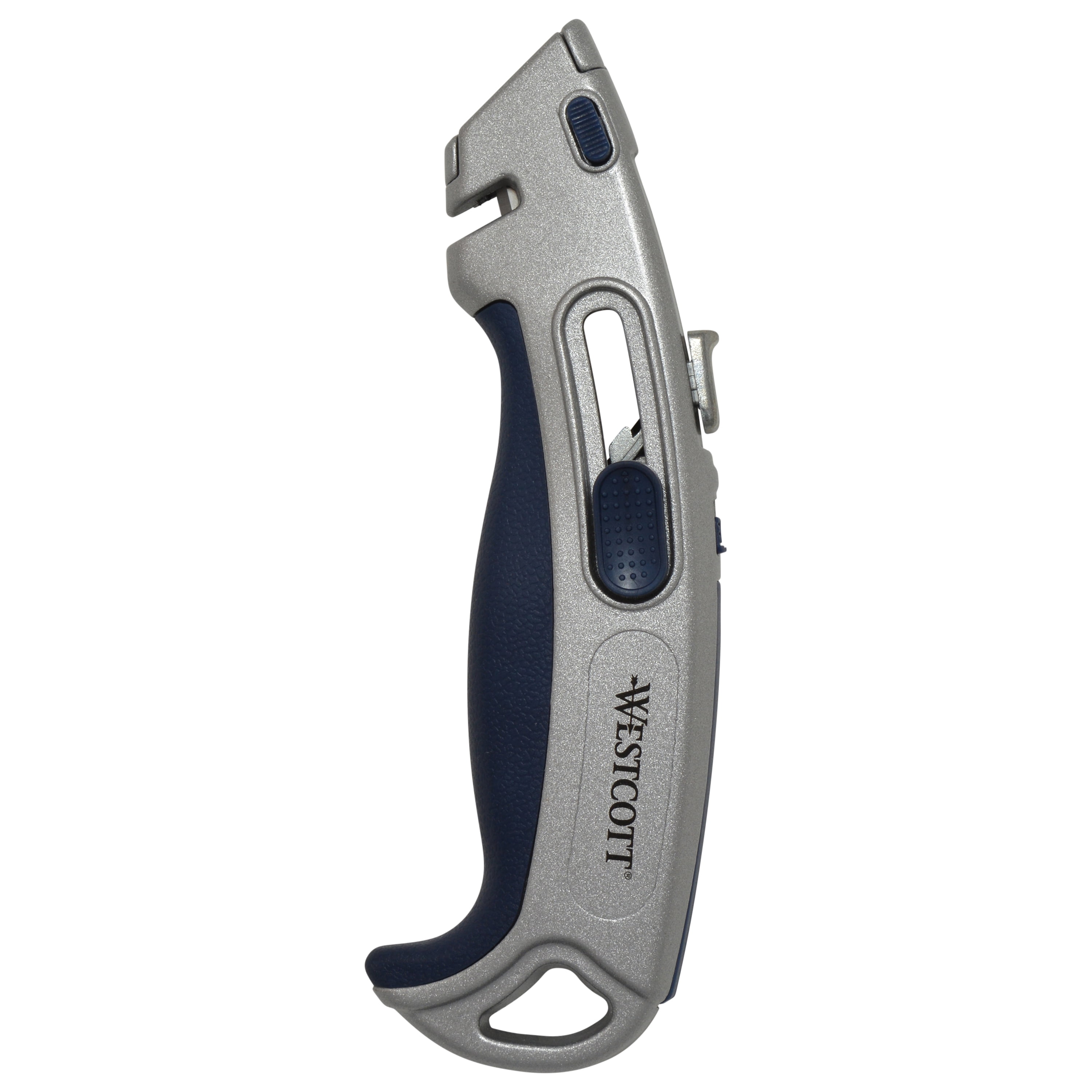Westcott Heavy Duty Utility Cutter Silver 3 Blades for Office 1 Westcott Heavy Duty Utility Cutter Silver 3 Blades for Office 1