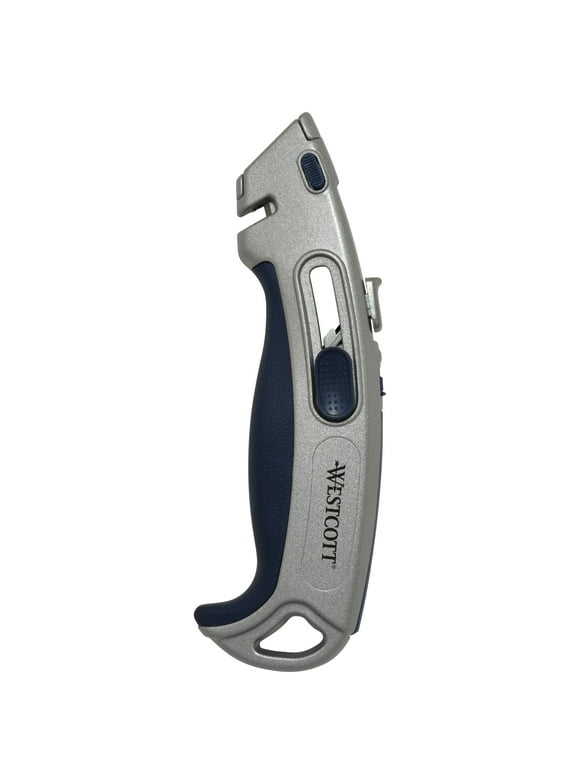 Westcott Heavy Duty Utility Cutter, Silver, 3 Blades, for Office, 8.86 inches, 1-Count