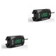 thumbnail image 4 of Kenally Voltímetro de motocicleta LED IP67 Medidor de voltaje de CC Fijación portátil Probador electrónico Reloj Voltímetro Luz verde al aire libre Luz verde 2piezas Kenally CBP334251, 4 of 5