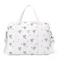 thumbnail image 1 of Bolso Bandolera Pañales para Mujer Con Bolsillo Interior Acolchado () Blanco, 1 of 9