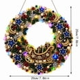 thumbnail image 4 of Christmas Hanging Diamond Painting Wreath Kit, Eye-Catching Creative Activity for Adults and Kids, Perfect for Making Beautiful Christmas Ornaments (F), 4 of 4