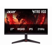 Acer Nitro 27 inch WQHD 2K 1440P 210Hz IPS with AMD FreeSync Premium 0.5ms Built-in Speakers Gaming Computer Monitor VG270U X2bmiipx