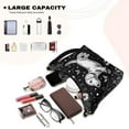 thumbnail image 5 of Kuiaobaty Dachshund Flowers Print Hobo Purse for Women Butterfly Print Shoulder Handbag with Smooth Zipper Lightweight Durable Underarm Sling Bag for Travel Black, 5 of 7