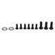 thumbnail image 2 of 1/4 Electric Motorcycle Triple Tree Clamp Front Shock Absorber Aluminum Triple Clamp Set for Losi Promoto MX Blue, 2 of 4