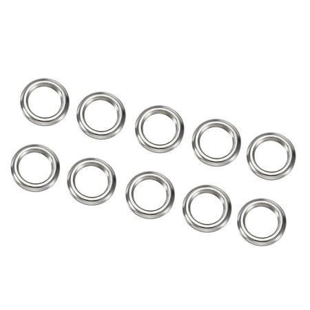 

Uxcell Jam Nut Lock Fasteners Metal Ring for Lamp Threaded Pipe Rod Rod M10 Round Nuts Silver 40 Pack