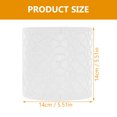 thumbnail image 2 of OULII Hollow Lampshade Iron White Square 1Pack, 2 of 8