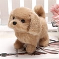 thumbnail image 2 of TRCompare Cute Electric Puppy, Dog Stuffed Animals, Toy Dogs That Walk and Bark, Realistic Interactive Dog, Kids Plush Puppy Teddy Figure, Birthday Gifts for Boys and Girls, Plush Toy Puppy -Grey, 2 of 5