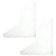thumbnail image 1 of HINTRMENT 2Pcs Transparent Shower Splash Guard for Bath for Bathrooms, 1 of 8