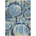 thumbnail image 2 of Addison Rugs Chantille Indoor/Outdoor Contemporary Abstract Teal Machine Washable Rectangle Rug, 9' x 12', 2 of 8