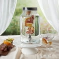 thumbnail image 2 of Mason Craft & More 1.5 Gallon Glass Drink Dispenser with Infuser and Stainless Steel Lid for Lemonade Water BPA Free, 2 of 10
