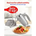 thumbnail image 7 of Betty Crocker 7-Speed Corded Electric Power Up Hand Mixer with Stand (Silver), BC-4208S, 7 of 7