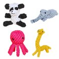 thumbnail image 4 of Flmtop Pet Cotton Rope Knot Animal Interactive Bite-resistant Teeth Cleaning Dog Toys Green, 4 of 9