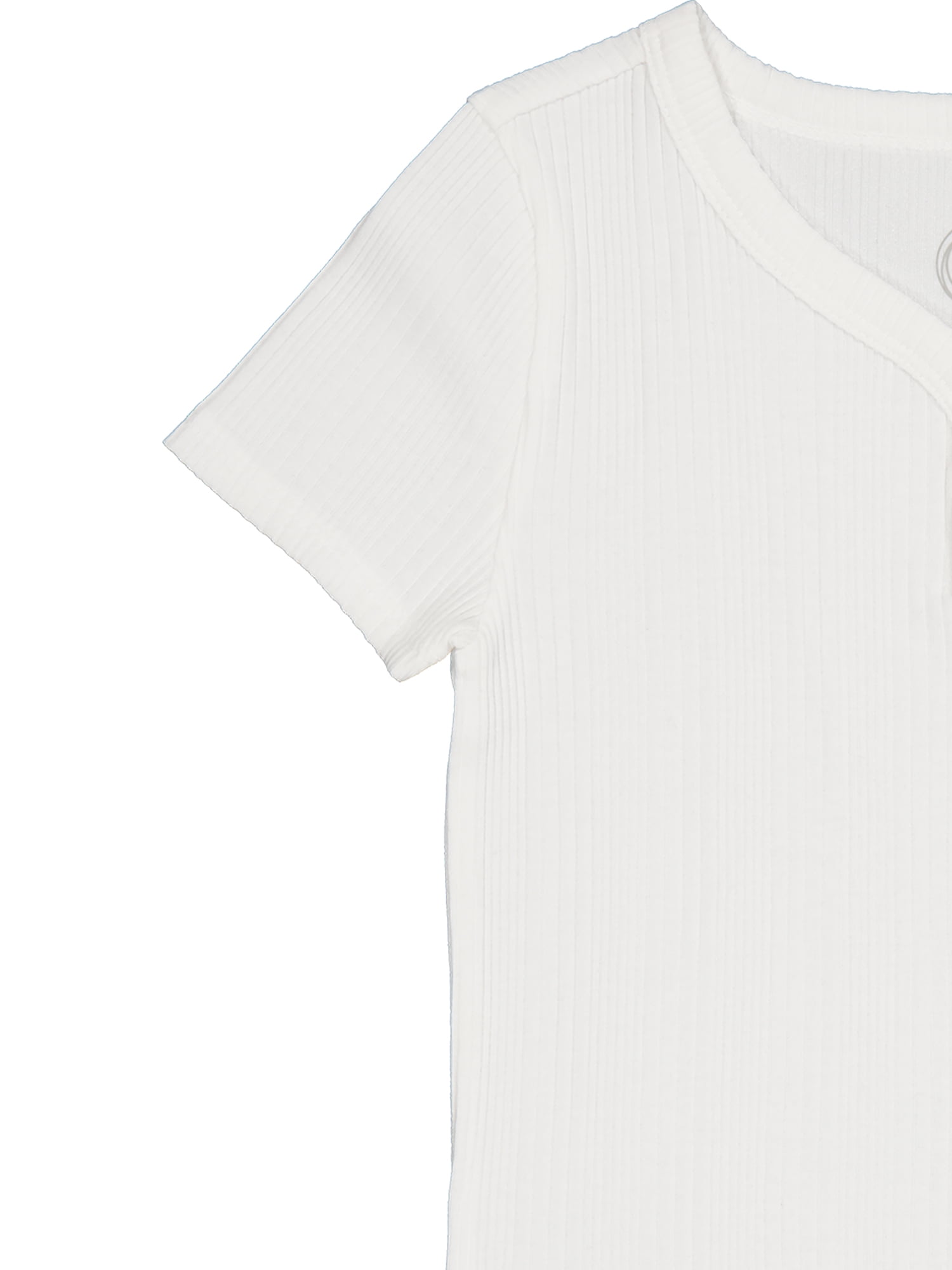 Wonder Nation Girls Short Sleeve Henley Knit Top, Sizes 4-18 & Plus