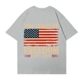 thumbnail image 5 of Trgacdwlo 1776-2026 USA 250th Anniversary Flag Print Plus Size Womens 4th of July Shirt Freedom Independence Day Red White and Blue Women T Shirts Graphic Gray M, 5 of 5