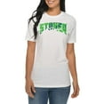 thumbnail image 3 of Oversized Stoned Graphic Design Deluxe Jersey T-Shirt - White XL, 3 of 4