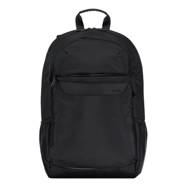 Totto Mochila Ergonómica Porta Laptop 15.4 Con Bolsillo Secreto | Escuela - Viaje - Oficina | 19.7 L negro M