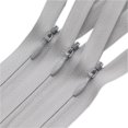 thumbnail image 2 of YaHoGa 10 cremalleras invisibles de 18.0 in que ocultan cremalleras para coser prendas de vestir, ropa, almohadas, manualidades (gris, 18.0 in), 2 of 3