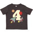 thumbnail image 3 of Inktastic 4th Birthday Outer Space Theme Boys or Girls Toddler T-Shirt, 3 of 5