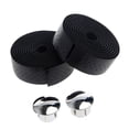 thumbnail image 4 of Cycling Bicycle Road Bike Handlebar Faux Leather Wrap Strip Tape, 2Pcs Bike Handlebar Tapes + 2 Plugs, 4 of 7