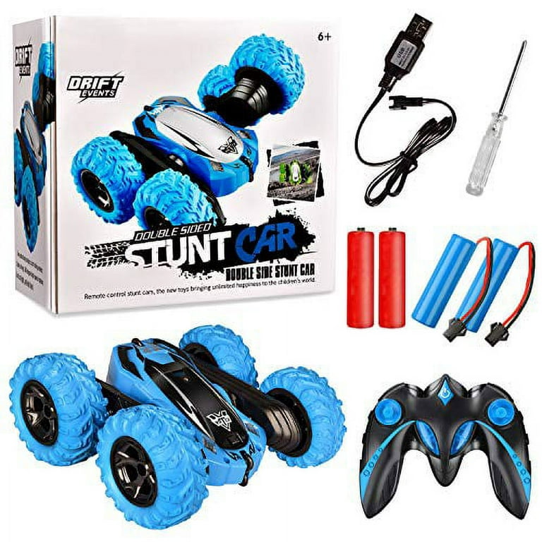Buy INCLUS SHOP 4WD Double Sided Rotating Stunt Car for Kids Radio