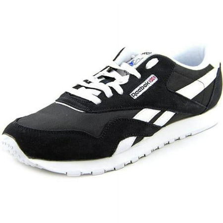 Reebok Classic Nylon Running Shoe - Black/White - Womens