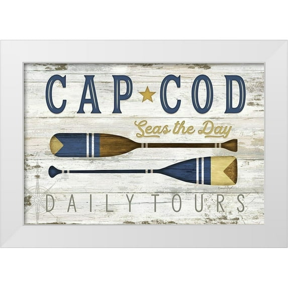 Pugh, Jennifer 24x17 White Modern Wood Framed Museum Art Print Titled - Cape Cod