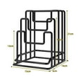 thumbnail image 6 of ZenCart 1/2Pcs Cutting Board Holder Pot Lid Rack 5 Grid Design Strong Load-bearing Kitchen Countertop Chopping Board Organizer Stand, 6 of 8