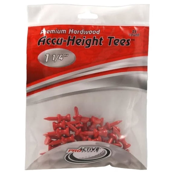 ProActive Sports TESTEP114 Accu-Height Tees 1 1/4'' 35/Pack