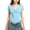 Light Blue, variant on Girls V Neck Bodysuit Short Sleeve Bodysuits Going Out Thong Body Suit Tops Shirts Basic Clothing Light Blue 14-15Years