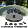 thumbnail image 2 of Garden Oasis: fuente de baño para pájaros ecológica que funciona con energía solar, fuente de agua solar flotante con un atractivo elemento acuático para jardín, estanque, piscina, pecera (incluye, 2 of 5