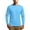 Sky Blue, variant on Dovford Men's Long Sleeve Shirts UPF 50+ UV Sun Protection Athletic Shirts for Hiking Running Workout Rash Guard