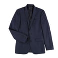 thumbnail image 1 of bar III Veste Blazer Simple à Deux Boutons pour Hommes, Bleu, 40 de Long, 1 of 2