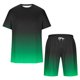 thumbnail image 5 of Mens Pantalones Casuales Cuello Redondo Impresión de Manga Corta Blusa Y Pantalones Cortos Traje, Pantalones de Traje para Hombres, 5 of 5