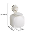 thumbnail image 3 of Bathroom Manual Soap Dispenser Suction Cup To Soap Dispenser Wall Mounted No-Punch Plastic Soap Dispenser, 3 of 5