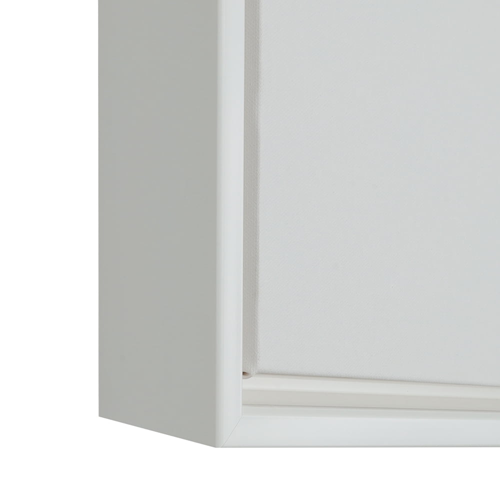 2-1/8 Deep Polystyrene 24x48 White Floater Picture Frame for 0.75 1.5 1.75 Stretched Canvas by WholesaleArtsFrames-com Floating Frame Made In USA