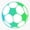 1pcs, variant on Fade Soccer Ball Sports Sticker