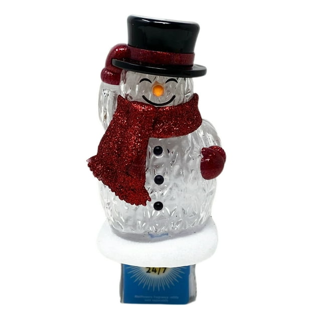 Bath and Body Works Fiber Optic Snowman Nightlight Wallflowers