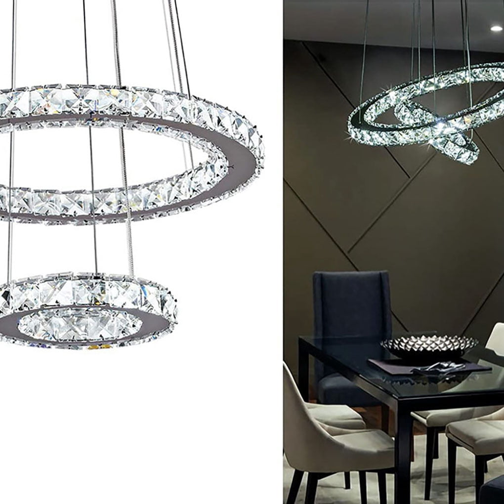Rings Led Ceiling Hanging Light Fixture 