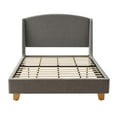 thumbnail image 5 of Better Homes & Gardens Windsor Platform Bed with Wingback Headboard, Queen, Gray Boucle, 5 of 9