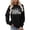 Black, variant on Womens Tops Oversized Sweatshirt For Women Womens Fashion Letter Could Be A Train Station Kind Day Print Crew Neck Sweatshirt Long Sleeve Top Pullover Sweatshirt For Women Grey L