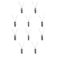 thumbnail image 1 of sweethay Hexágono columna encanto joyería vacaciones colgantes colgantes cristal encantos artesanía decoraciones púrpura oscuro Morado oscuro 10piezas sweethay CBP468320, 1 of 4