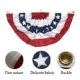 thumbnail image 5 of NSESSHome 4th of July USA Pleated Fan Flag American US Bunting Flag Patriotic Half Fan Banner Flag with Canvas Header for Memorial Day Indoor Outdoor Decoration, 5 of 9