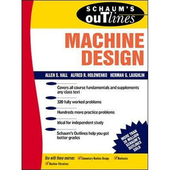 Pre-Owned Schaum's Outline of Machine Design (Paperback) 0070255954