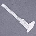 4Pcs Plastic Mini Vernier Caliper Metric Portable Sliding Pocket ...