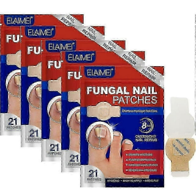 Toenail Fungus Patch Antiseptic Nail Repair Patches Nail Ingrown Correction Stickers for Discolored Or Damaged Nails