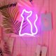thumbnail image 4 of LED Neon Sign Art Decorative Lights Table Decoration Neon Lamp with Base for Kids Boy and Girl Bedroom Unique Gift for Any Occasion (Cat with Base), 4 of 5